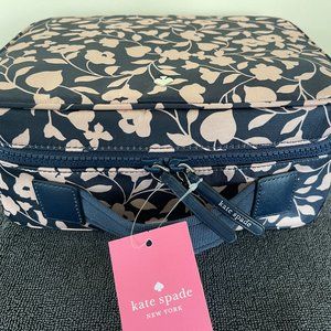 NWT Kate Spade travel cosmetic bag jae garden vine